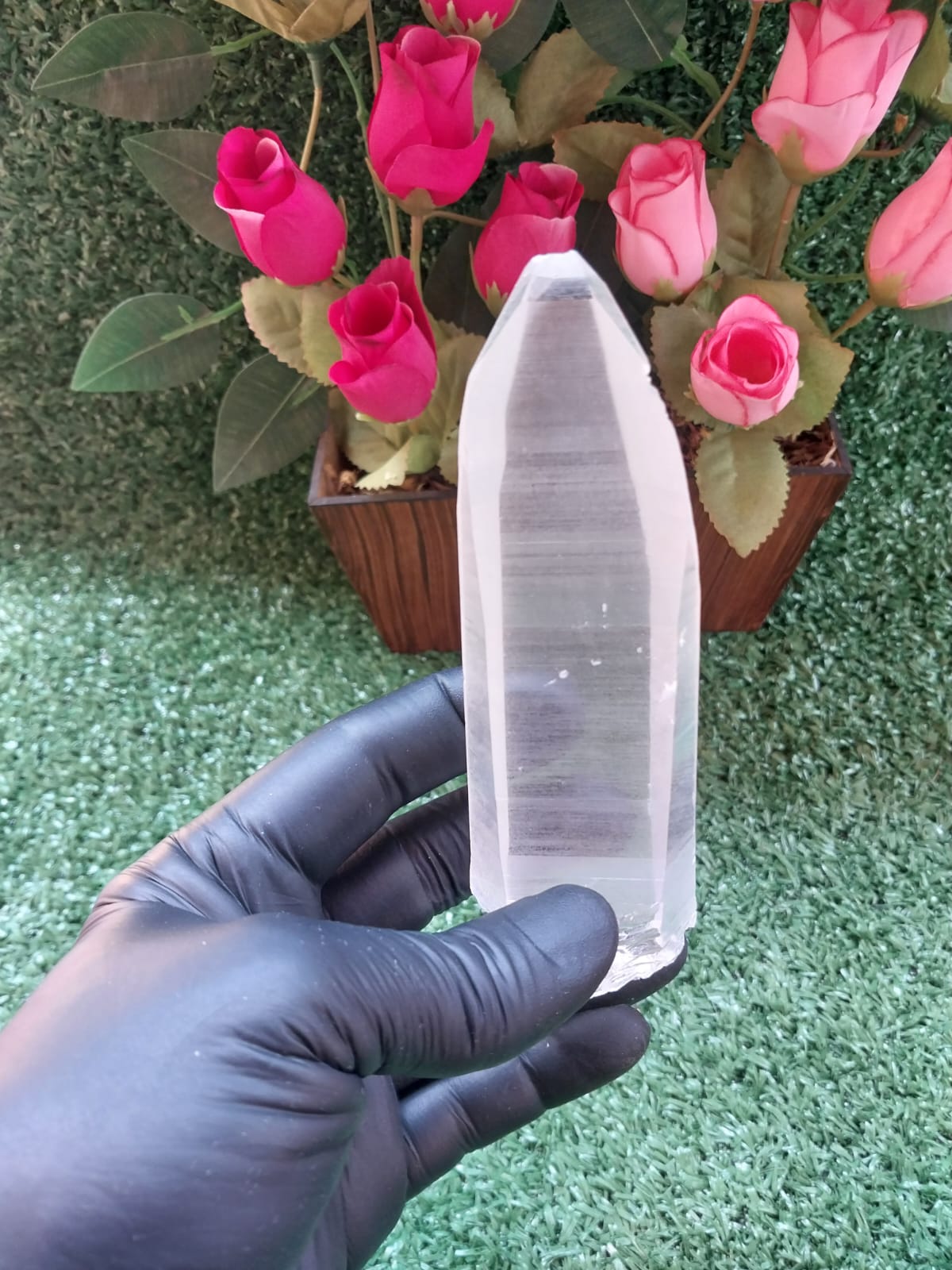 Natural Lemurian Quartz Tip