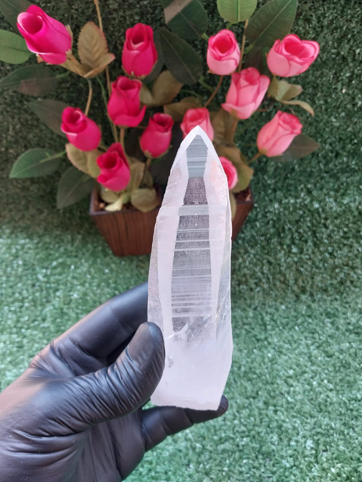 Natural Lemurian Quartz Tip
