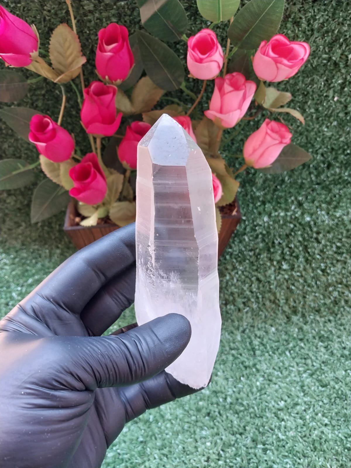 Natural Lemurian Quartz Tip
