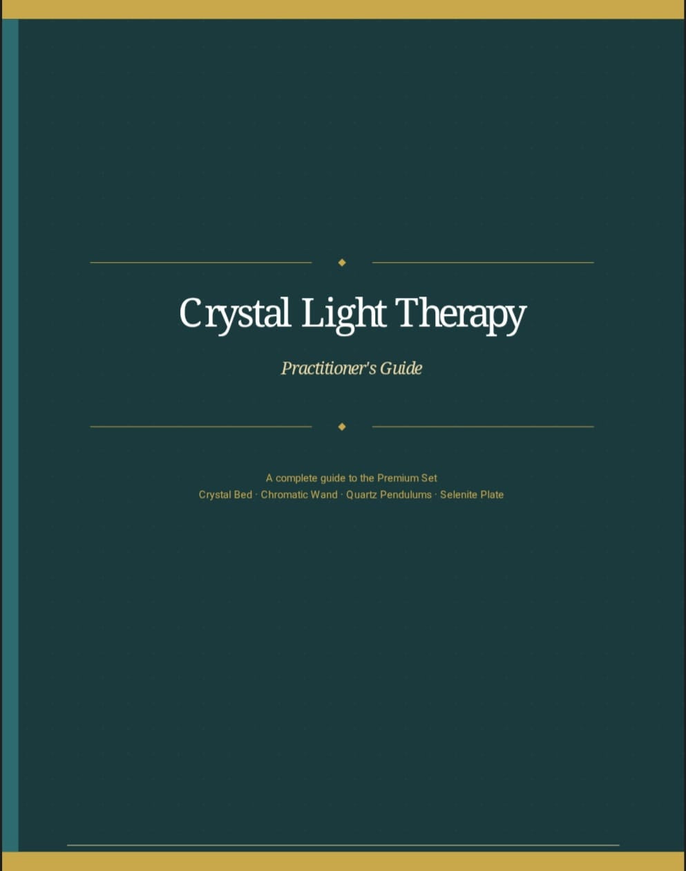 Crystal Bed Healer's Set