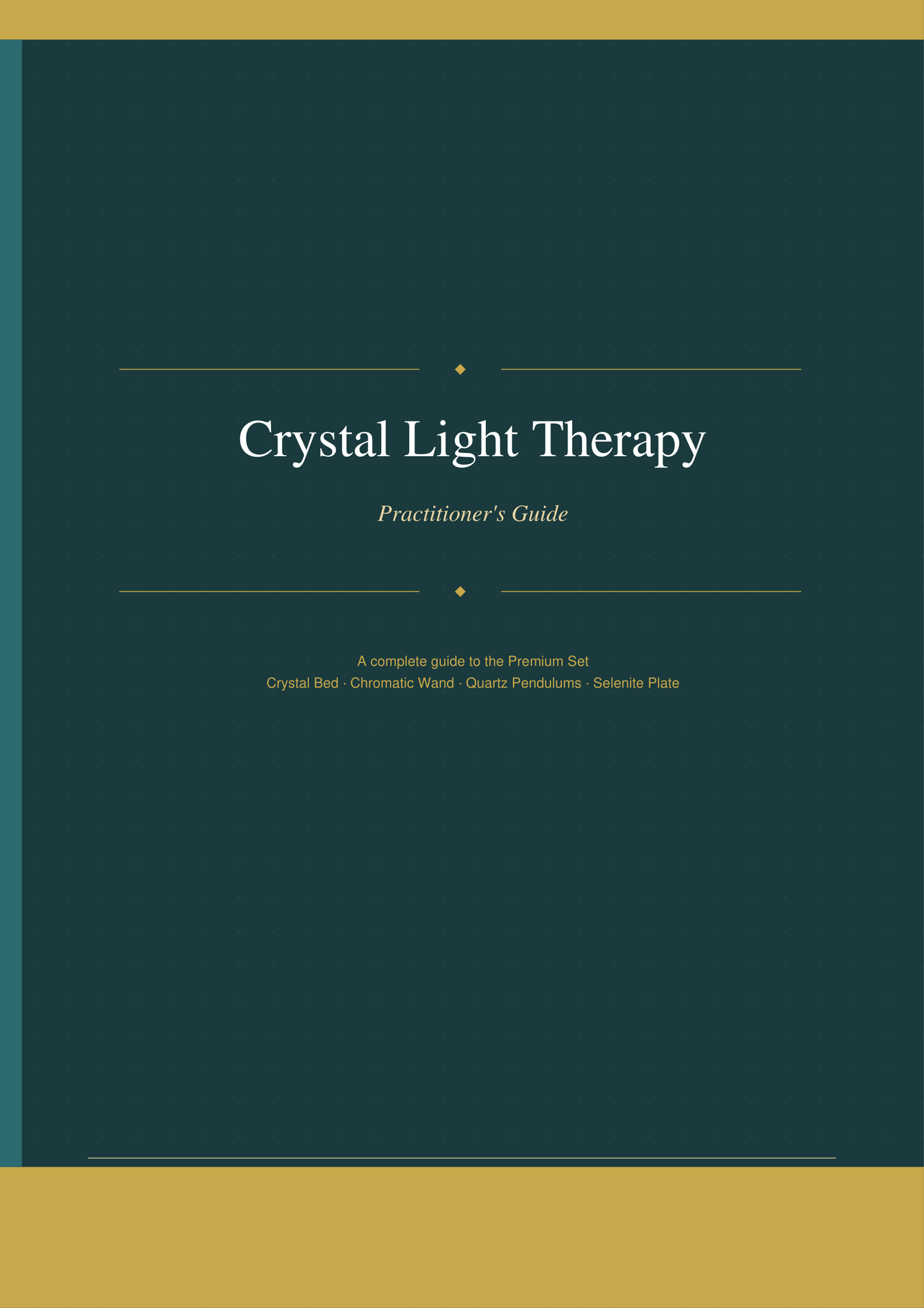 Crystal Bed Practitioner's Set
