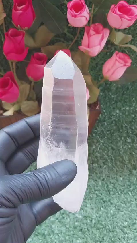 Natural Lemurian Quartz Tip